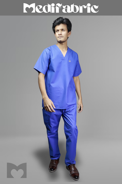 Medifabric Premium Professional Blue Scrub Suit | Unisex